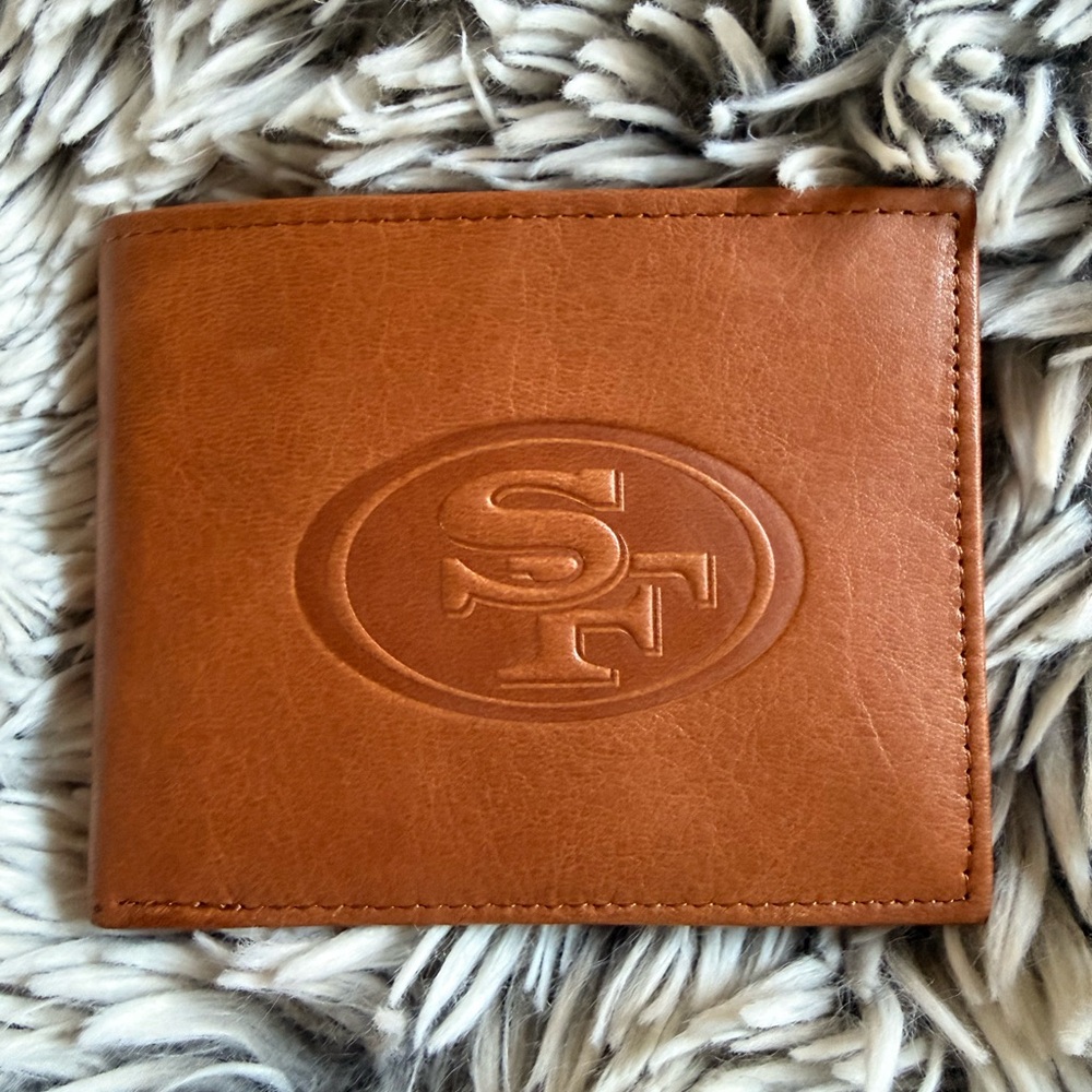 San Francisco 49ers Brown Leather Wallet